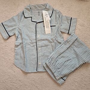 2/25 Gap Kids Pinstripe PJ Set